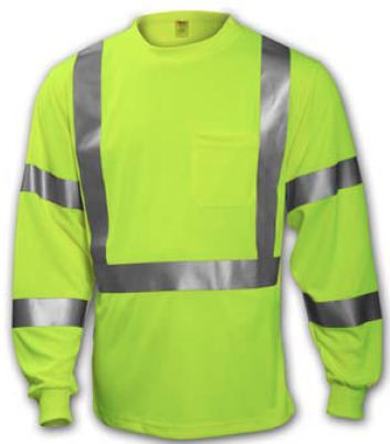 Class 3 Fluorescent Long Sleeve w/2